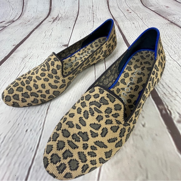 Rothy's Shoes - ROTHY’S animal print leopard round toe loafer ballet flexible flats shoes, sz 8